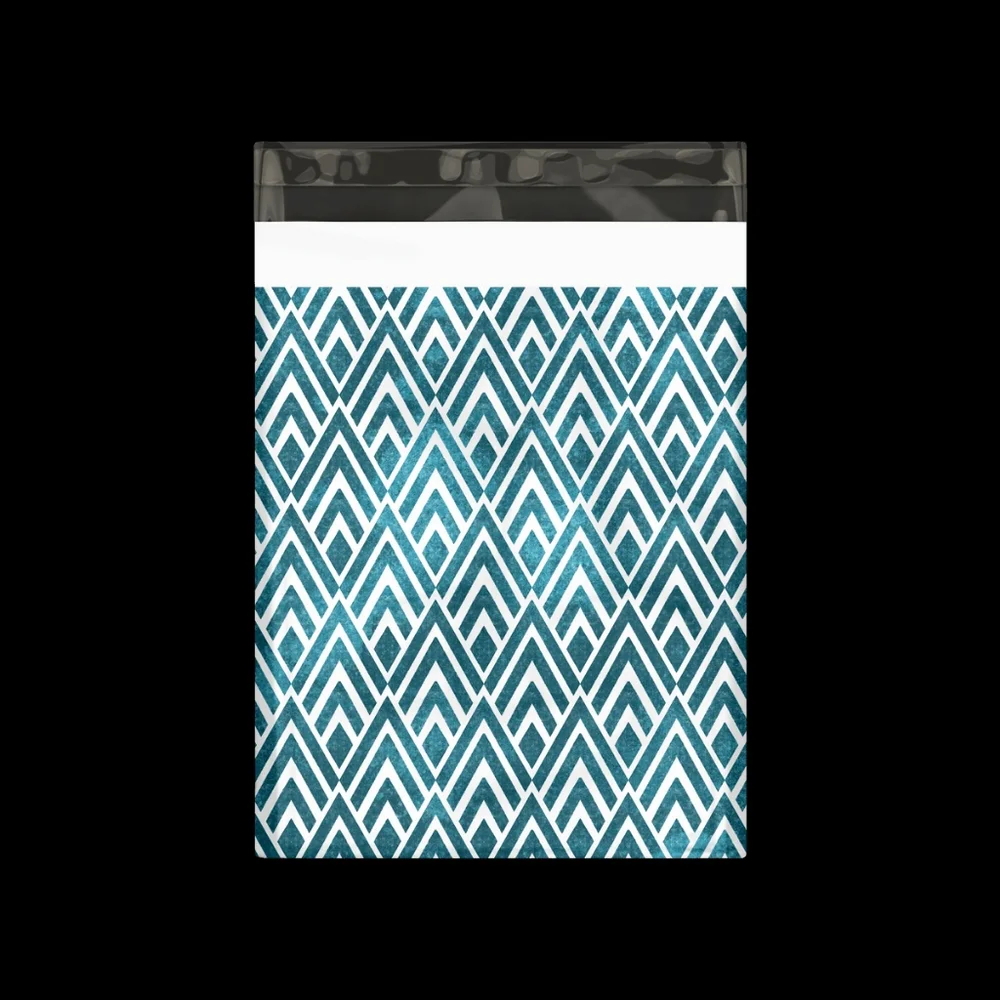 10 ct Geometric designer poly mailers